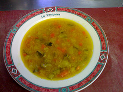 Sopa Dorada de Verduras
